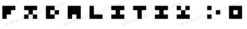FZDaLiTiS Bold字体转换